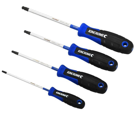 Kincrome TorqueMaster Ball-Hex Screwdriver Set 4 Piece K5588