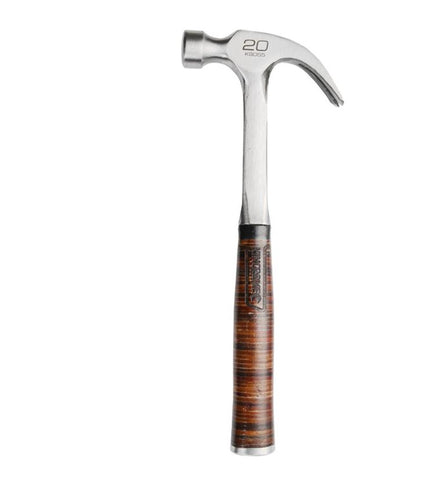 Kincrome Claw Hammer Leather Handle 20oz Steel K9055