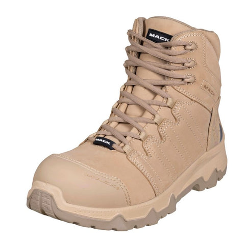 Mack Octane 2.0 Zip Safety Boots Sand Color  sizes 4 – 15  AU/UK MKOCTAN2Z