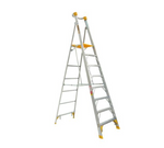 Gorilla Platform ladder Aluminium 3.6m (12ft) Aluminium 180kg Heavy Duty Industrial PL012-HD