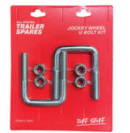 All States Trailer Jockey Wheel U Bolt suit 50x50mm D/Bar x2 R1477G