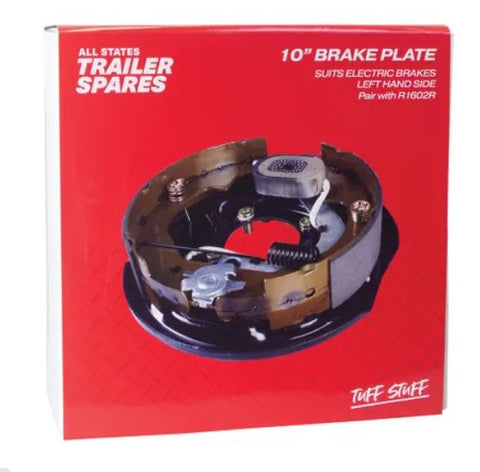 All States Trailer Backing Plate Electric 10inch Left Hand R1602L