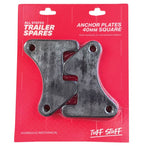 All States Trailer Brake Caliper Anchor Plate To Suit 40mm Square Axle x 2 R1615A