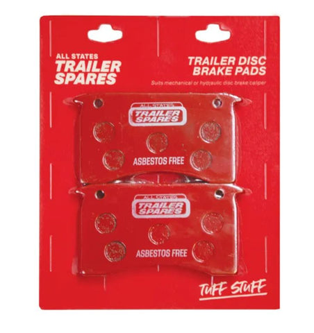 All States Trailer Disc Brake Pads x 2 R1616