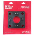 All States Trailer Weld Ring To Suit Mechanical/Electric Brake 10" Backing Plate And 39mm Round Axle R1618C