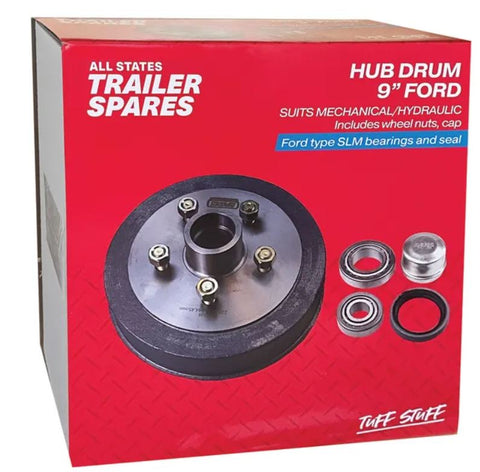 All States Trailer FORD Hub Drum 9in Brg Seal Cap SLM R1904