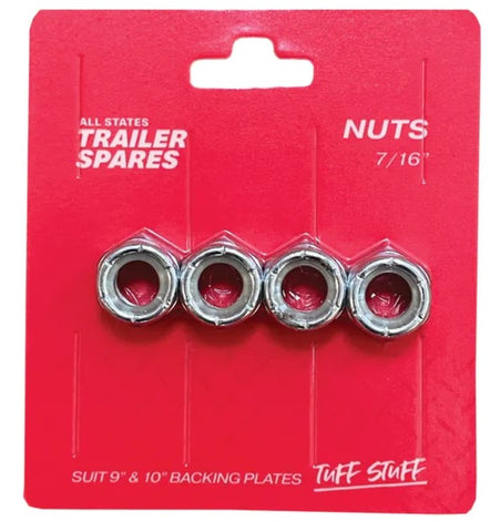 All States Trailer Nylon Insert Nuts 7/16 x 4 R5312N