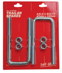 All States Trailer U Bolt 45 Square x 130mm w nuts x 2 R5608