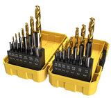 Alpha Gold Series Drill and Hand Tap Set 28 pc Tuffbox Pro + Bonus ATL001 SMUHT28TP-B