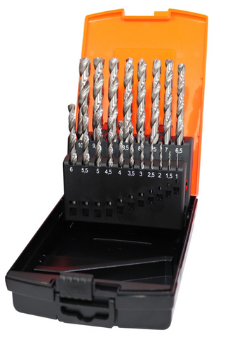 SP Tool Drill Bit Set HSS Metric -1mm – 10mm 19pc SP31390