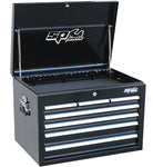 SP Tools Tool Box - 7 Drawer Deep Black/Chrome SP40102