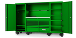 SP Tools USA Sumo Series Wide Roller Cabinet - 13 Drawer – Green/Black  SP44725G Pick Up In Store