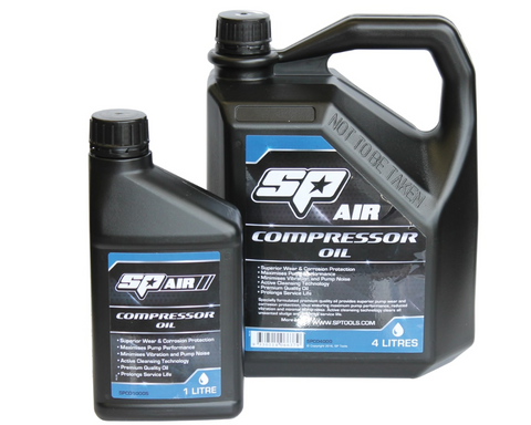 SP Tools Compressor Oil 1Ltr or 4 Ltr SPCO1000 SPCO4000