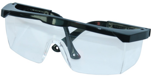 SP Tools Safety Glasses - Clear Lens Black Arms SPR80