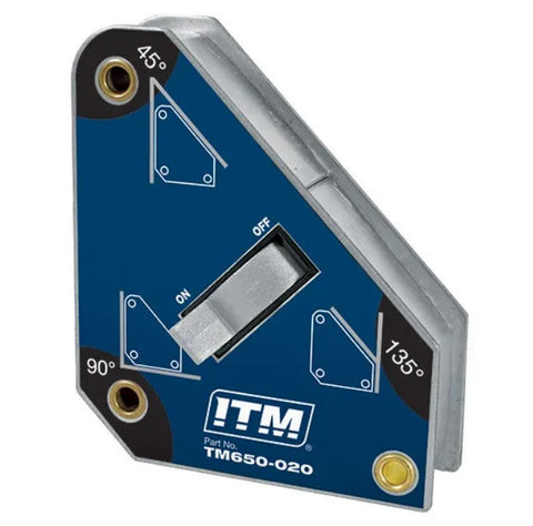 ITM Switchable Welding Magnet, 30kgs Force, 110mm, 45°, 90° & 135°, Powerful Ndfeb Magnet TM650-020