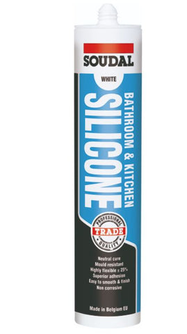 Soudal Bathroom & Kitchen Silicone 300ml