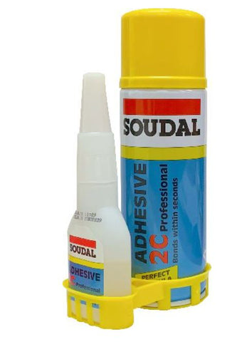 Soudal 2C Adhesive Kits 100gr Cyano 400ml Activator 135624