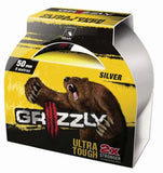 Bear Tape 50mm x 9m Ultra Tough Gaffer Grizzly Tape  Silver 63642548169