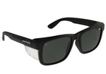 Paramount Safety Glasses Frontside Polarised Smoke Lens With Black Frame 6512BK