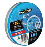 Flexovit Ion Cordless Cut-Off Wheel 125mm x 1.0 x 22.23mm 10 Pack 66252839399