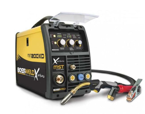 Bossweld 240V 15A X-Series MST 200XD Mig/Stick/Tig Inverter Welder 699200