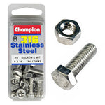 Champion Screws and Nut Set 6mm x 16mm  CSP41