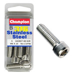 Champion Socket Head Screws 8mm x 25mm  CSP56