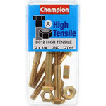 Champion Bolt and Nuts 2” x 1/4  BC12