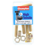 Champion Bolt and Nuts 1-1/2” x 5/16  BC20