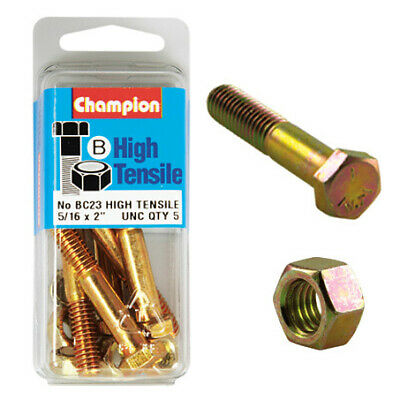 Champion Bolt and Nuts 2” x 5/16  BC23