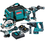 Makita 18V Brushless 5 Piece Combo Kit DLX5062TX1