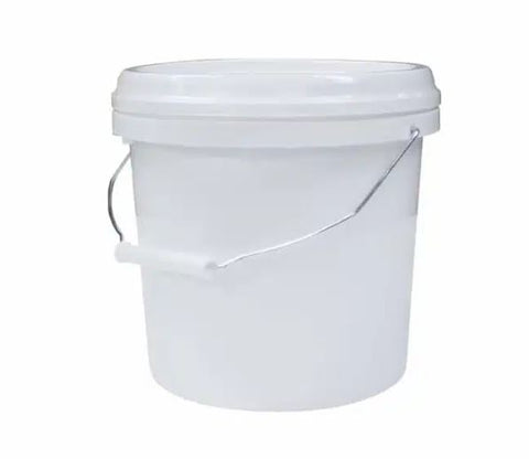 White Pail 10Litre with Lid BPR006RWC Pick Up In Store