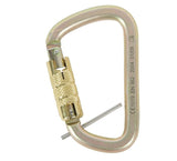 B-Safe Karabiner Twist Lock Steel ANSI 40kN Gate Opening(21mm) D Type c/w Captive Pin BSK0003-16