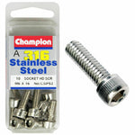 Champion Socket Head Screws 6mm x 16mm  CSP53