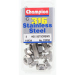 Champion Hex Screw Set -  ¼ “ x ¾ “ CSP58