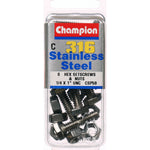 Champion Hex Screw Set -  ¼ “ x 1 “ CSP59