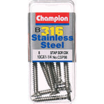 Champion Self Tapping CounterSunk Screws 10G x 1-1/4 -CSP98