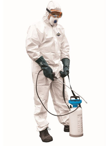 Frontier Supersuit Coverall Suit White Microporous Type 4 5 6 Coverall-Medium FRCVRT456WW000M