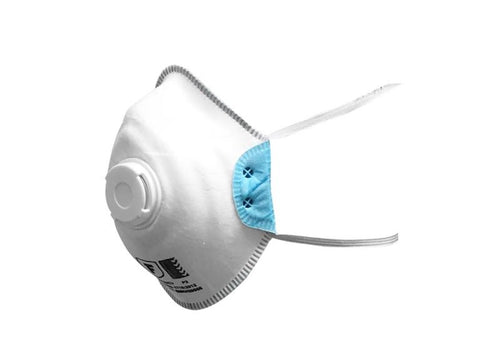 Frontier Disposable P2 Moulded Respirator with Valve Box of 10 FRP2MCV