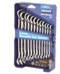 Kincrome Reversible Gear Spanner Set 12 Piece Metric K3019