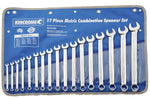 Kincrome Combination Spanner Set 17 Piece Metric K3028