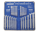 Kincrome Combination Spanner Set 22 Piece - Metric/Imperial K3029