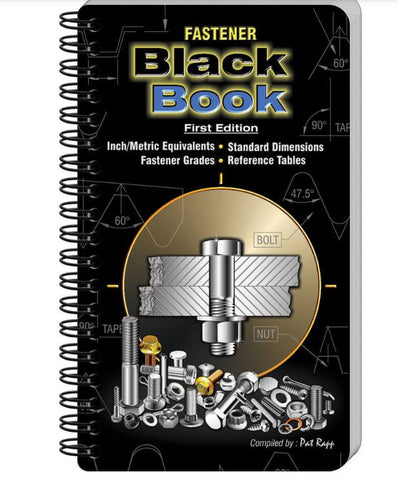 Fasteners Black Book 1st Edition with Thread Pitch Identification Gauge L200 L200V1EN