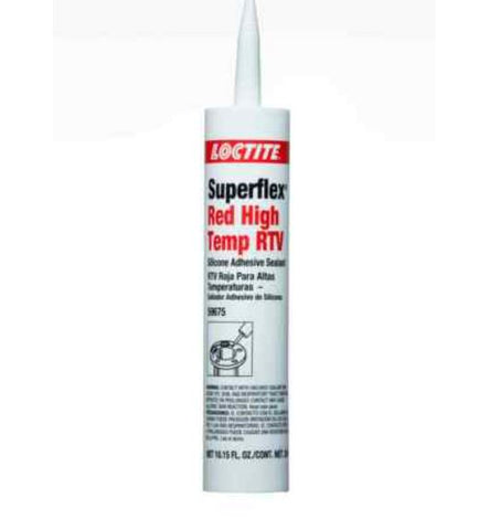 Loctite SI 596 Red Superflex RTV Silicone 300ml Cartridge SI-596-300ML/LOCTITE