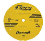 Austsaw Extreme Stainless Steel Blade  355mm x 25.4 x 110T SSBE355254110